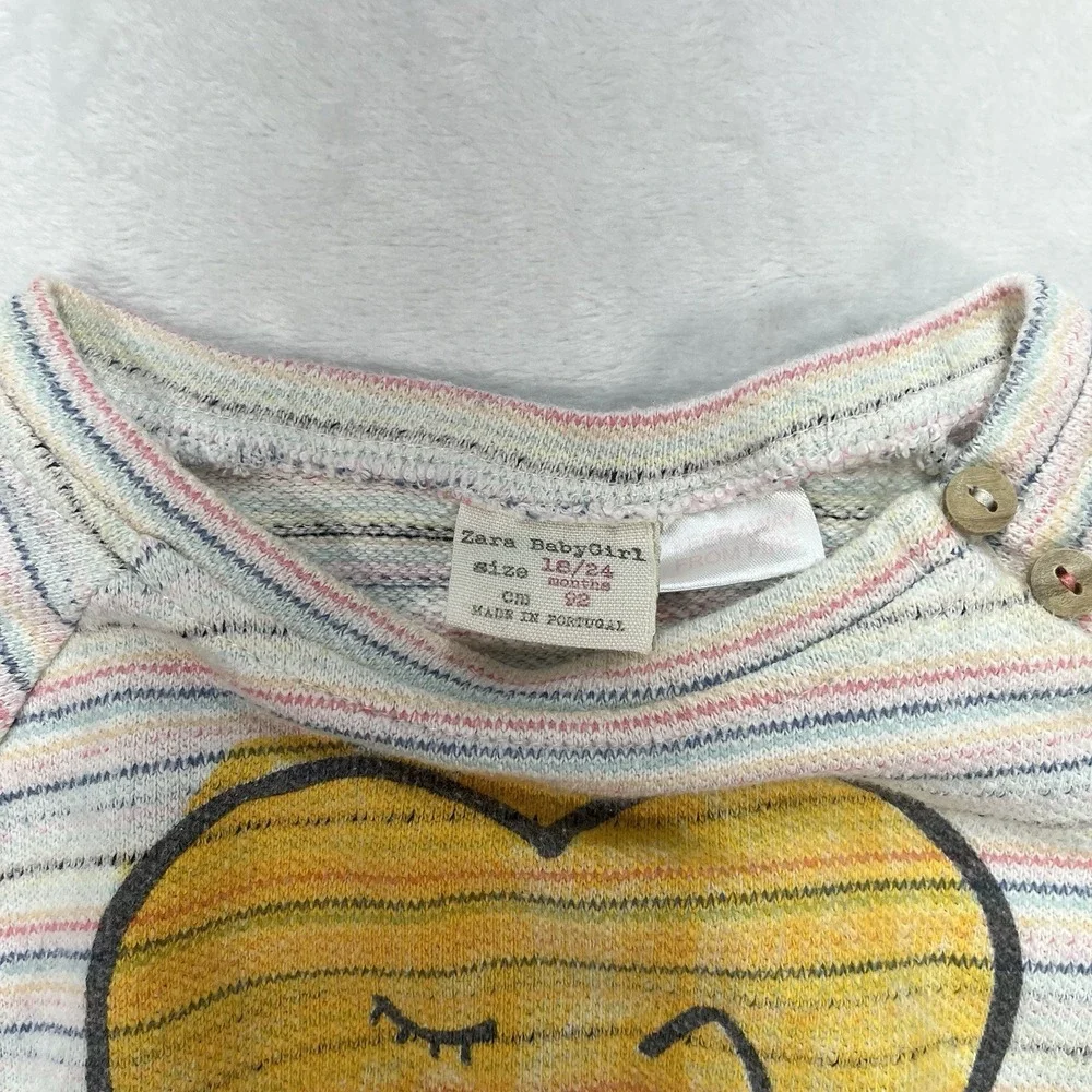 Zara BabyGirl Pocket Dress 18-24m Cotton Summer California Love